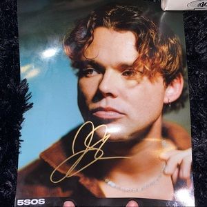 SIGNED- Ashton Irwin 5sos Poster